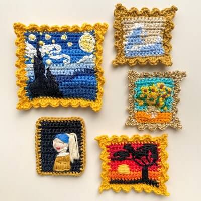 Crochet Tiny Paintings Pattern by To Crochet Or Not To Cro