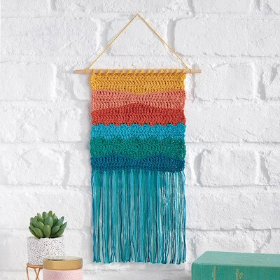 Free Crochet Wall Hanging Pattern by Gathered