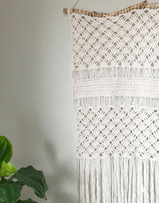Ocean's Breath Wall Hanging Free Crochet Pattern by Crafting For Weeks