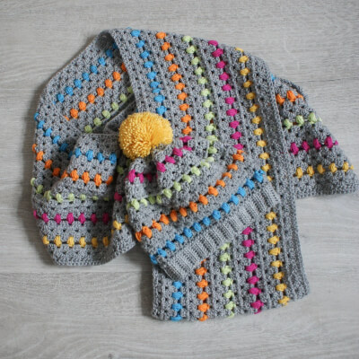 Beginners Granny Stripe Puff Stitch Set by DoraDoes
