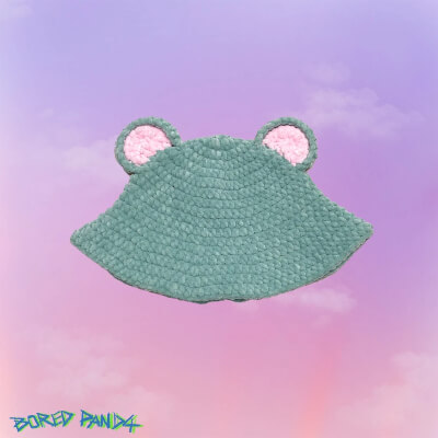 Crochet Bear Bucket Hat Pattern by Pand4Dose
