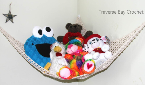 Crochet Toy Hammock Free Pattern by Traverse Bay