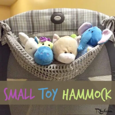 Crochet Toy Hammock Pattern by CrochetnCrafts