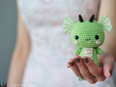 Dragon Free Amigurumi Crochet Pattern by All About Ami Crochet