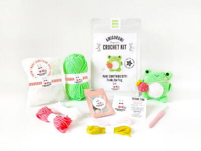 Easy Crochet Starter Kit Crochet Frog Plush