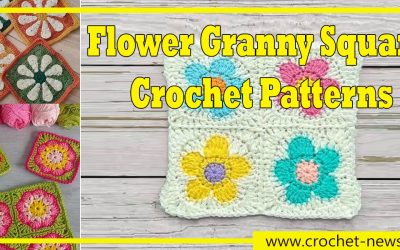 32 Flower Granny Square Crochet Patterns