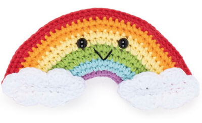 Free Crochet Rainbow Pattern by David & Charles