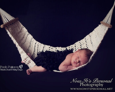 Newborn Hammock Crochet Pattern by PoshPatterns