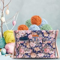 Yarn Caddy for Crochet Hooks, Knitting Needles & Other Accessories