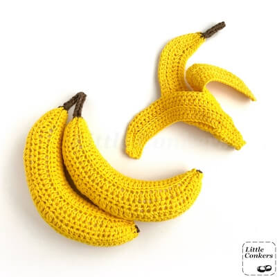 Banana Crochet Pattern by Little Conkers