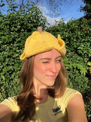 Crochet Banana Bucket Hat Pattern by Crocheigh