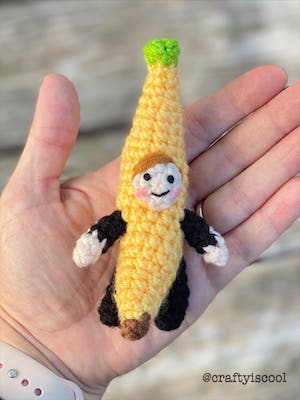 Banana Kid Crochet Pattern by Crafty Is Cool Crochet