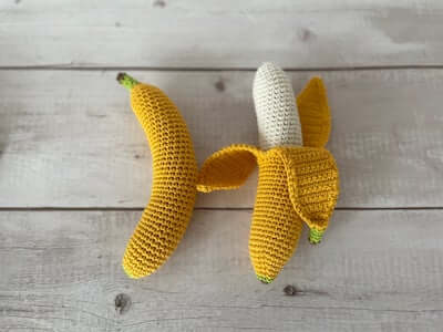 Crochet Banana Pattern by Off The Beaten Hook