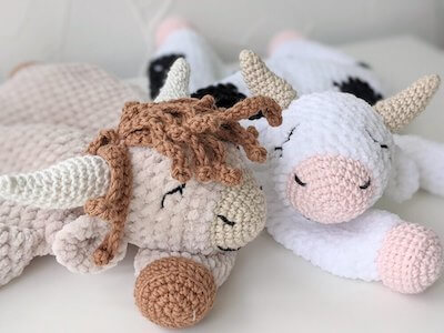 Crochet Cow Comforter Pattern by Aleksandra C