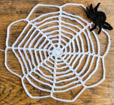Free Crochet Spider Web Pattern by Nana's Crafty Home