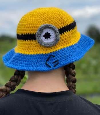 Minions Bucket Hat Crochet Pattern by Tatoo Skein