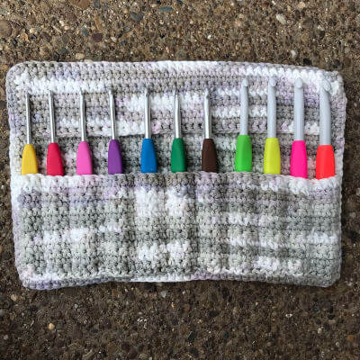 Crochet Crochet Hook Storage Pattern by CrochetCreationsUS