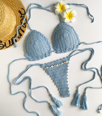 Crochet Thong Swimsuit Pattern by BeachWearRoom