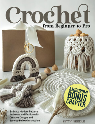 Crochet from Beginner to Pro Crochet Book by Kitty Needle