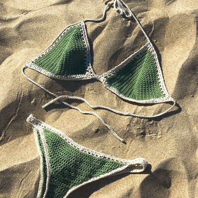 Two Piece Swimsuit Crochet Patter by Dutierspatterns