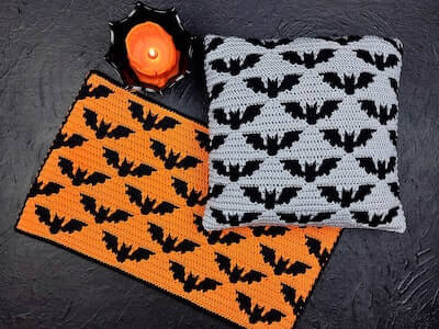 Batty Mosaic Crochet Pattern by Sixel Home