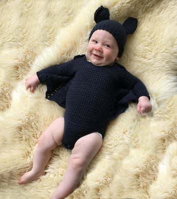 Crochet Baby Bat Costume Pattern by Love Life Yarn