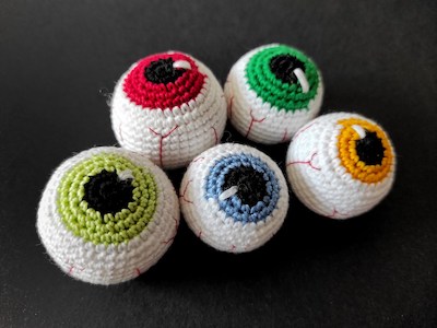 Eyeball Amigurumi Crochet Pattern by Svetik Shop Crochet