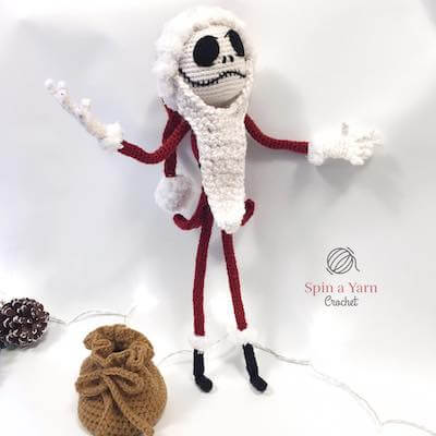 Jack Skellington Free Crochet Pattern by Spin A Yarn Crochet