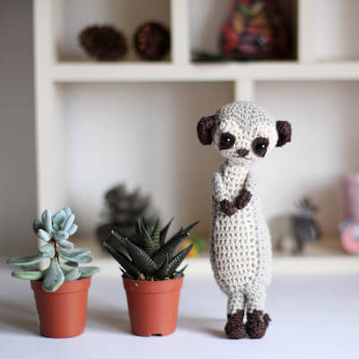 Meerkat Timon Crochet Pattern by Angelina Taranina