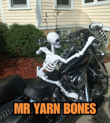 Mr Yarn Bones Amigurumi Crochet Pattern by Manic Yarn