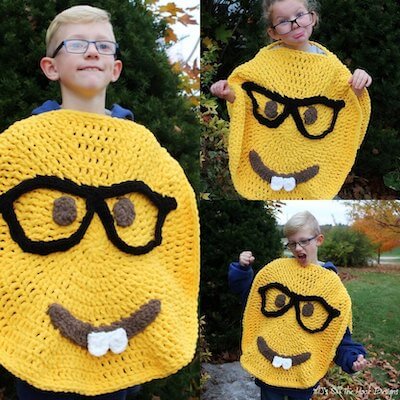 Nerd Emoji Inspired Costume Crochet Pattern by Michelle M