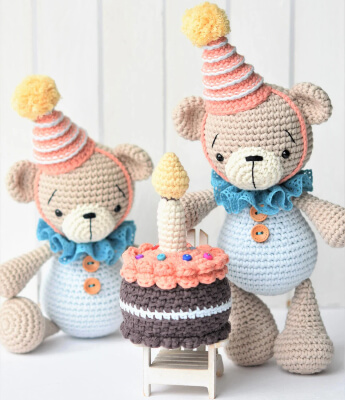 Crochet Bear Amigurumi Pattern by Lilleliis