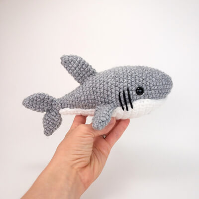 Crochet Shark Pattern by Theresa's Crochet Shop