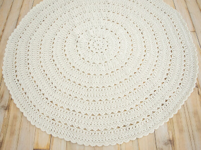 Throw Circular Blanket Crochet Pattern by KristenHallowayDesgn