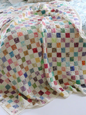 Battenberg Blanket Crochet Pattern by Cherry Heart