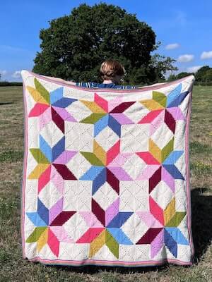 Stargazer Blanket Crochet Pattern by Emma Varnam