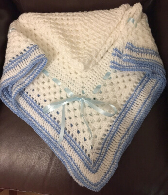 Britannia Baby Shawl Crochet Pattern by Julielaw1
