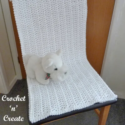 Crochet Baby Baptism Shawl by Crochet ‘n’ Create