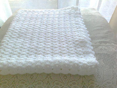 Crochet Pattern for Baby Shawl or Blanket by Towelajscrochet
