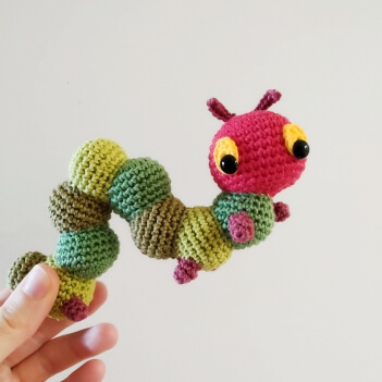 The Very Hungry Caterpillar Crochet Pattern by Coco on the Rainbow