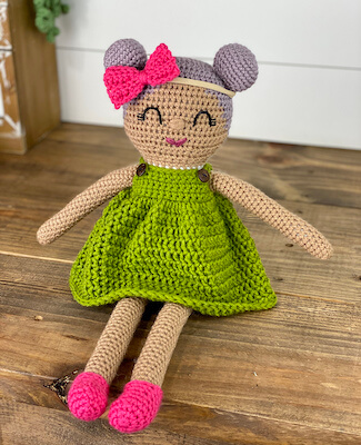 Amigurumi Crochet Baby Doll Pattern by A Crafty Concept