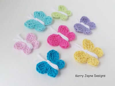 Butterfly Crochet Pattern by Kerry Jayne Designs