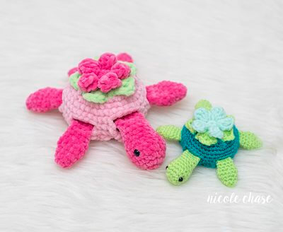 Nala The No Sew Turtle Crochet Pattern by The Nicole Chase