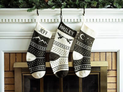 The Forest Fair Isle Stocking Crochet Pattern by Hailey Bailey