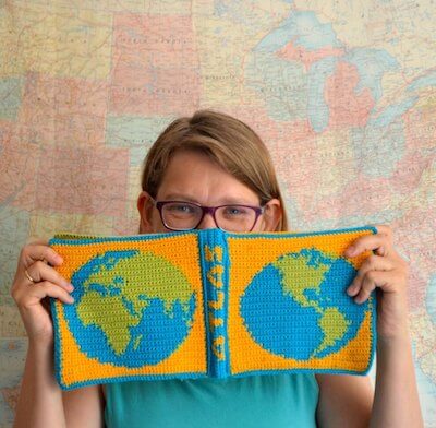 World Atlas Fair Isle Crochet Pattern by Pukapuka