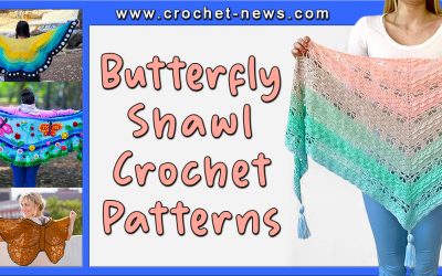 12 Butterfly Shawl Crochet Patterns