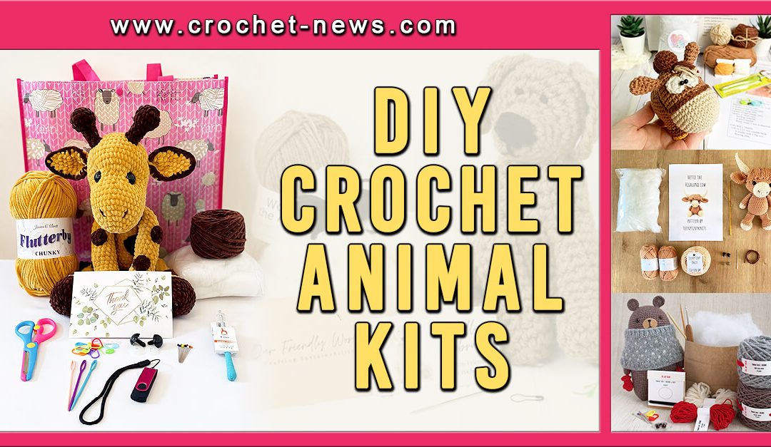20 DIY Crochet Animal Kits
