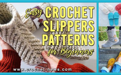 50 Easy Crochet Slippers Patterns For Beginners