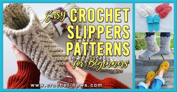 Easy Crochet Slippers Patterns For Beginners