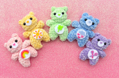 Amigurumi Caring Bears Crochet Pattern by CrochetingAllDayy